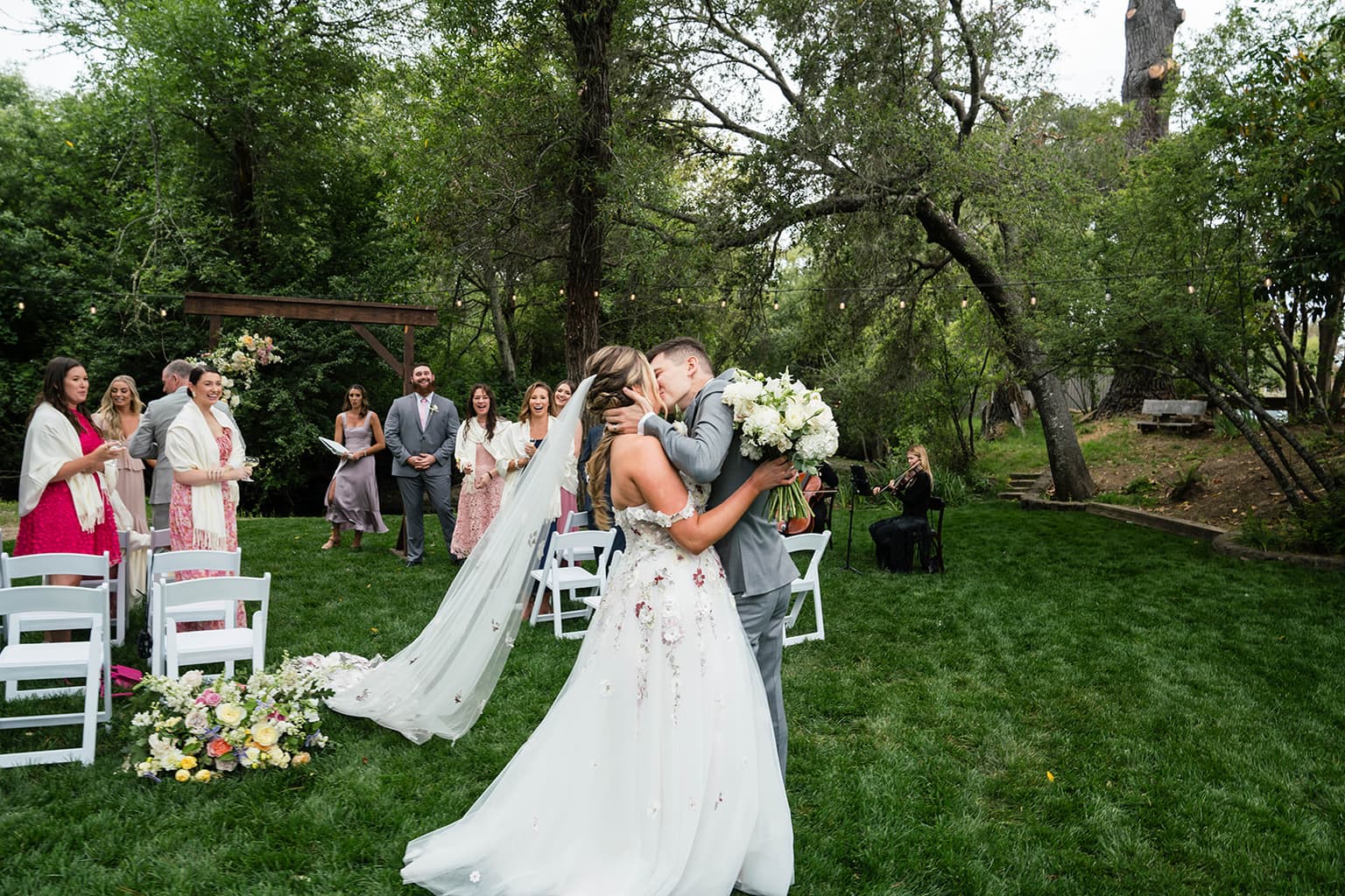 Micro wedding celebration in Sonoma