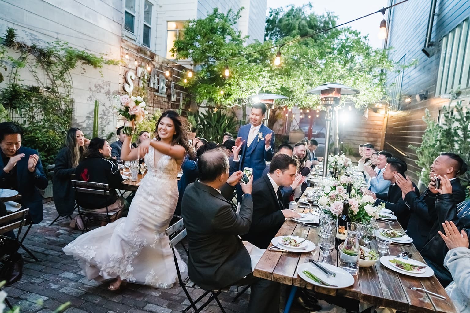 San Francisco wedding dinner