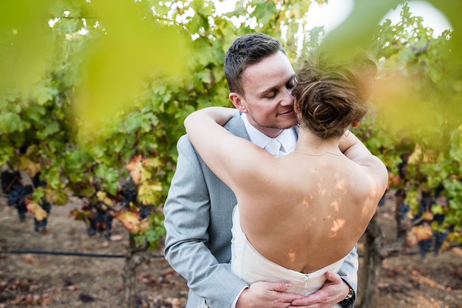 Couple portrait at a North Bay micro wedding