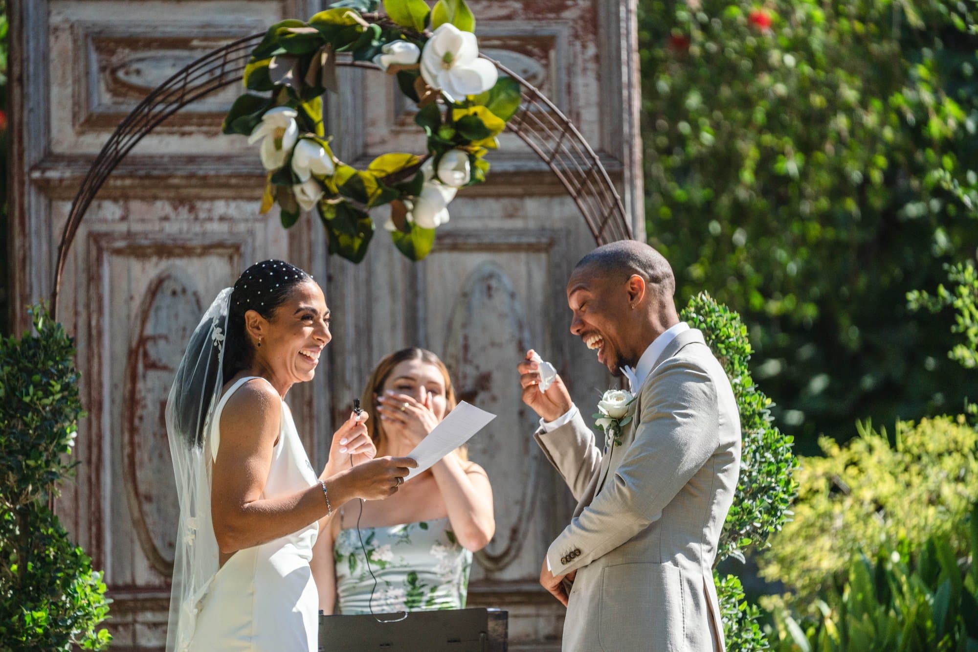 Chloe & Everett, a real California micro wedding