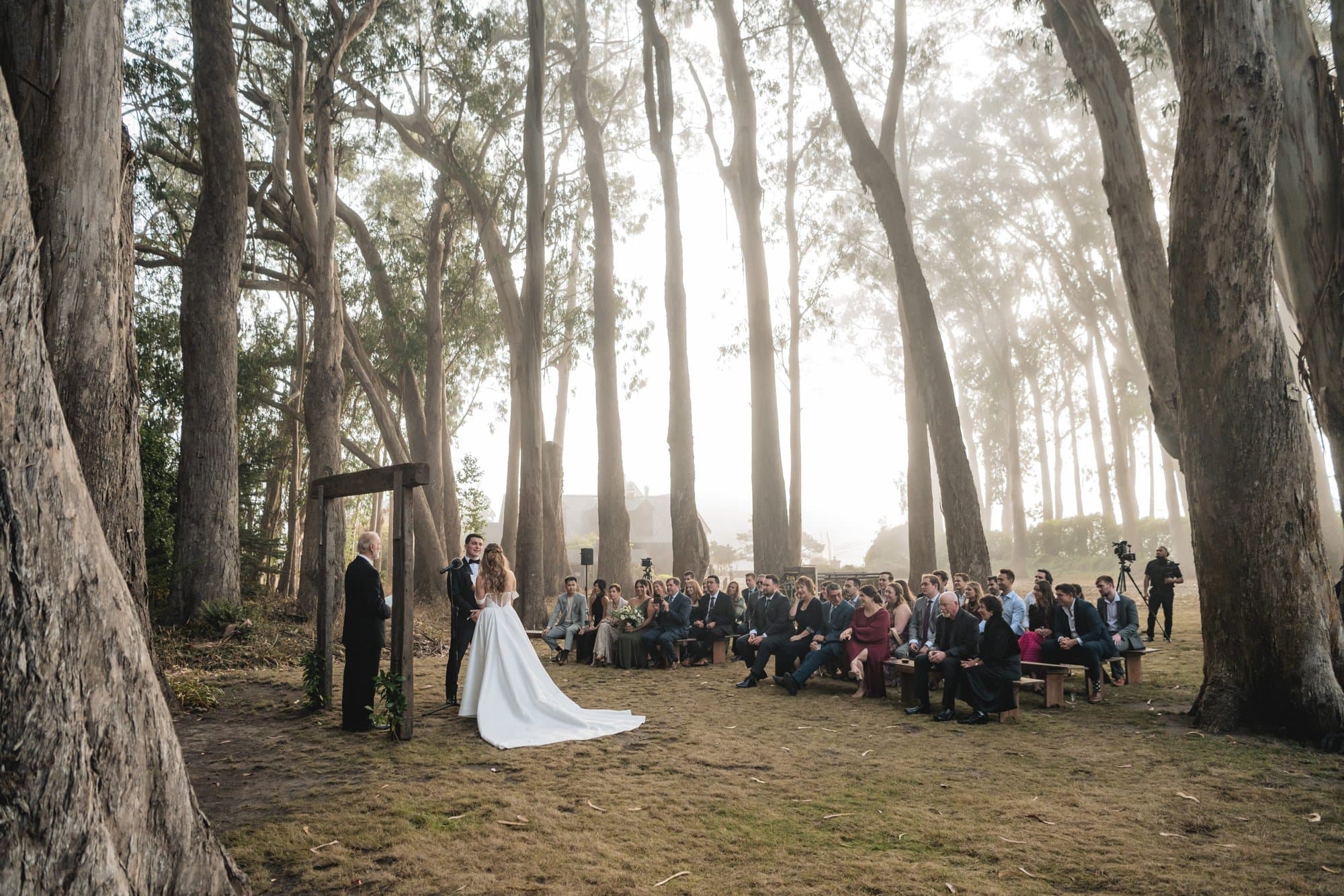 Elise & Noah, a real Mendocino micro wedding