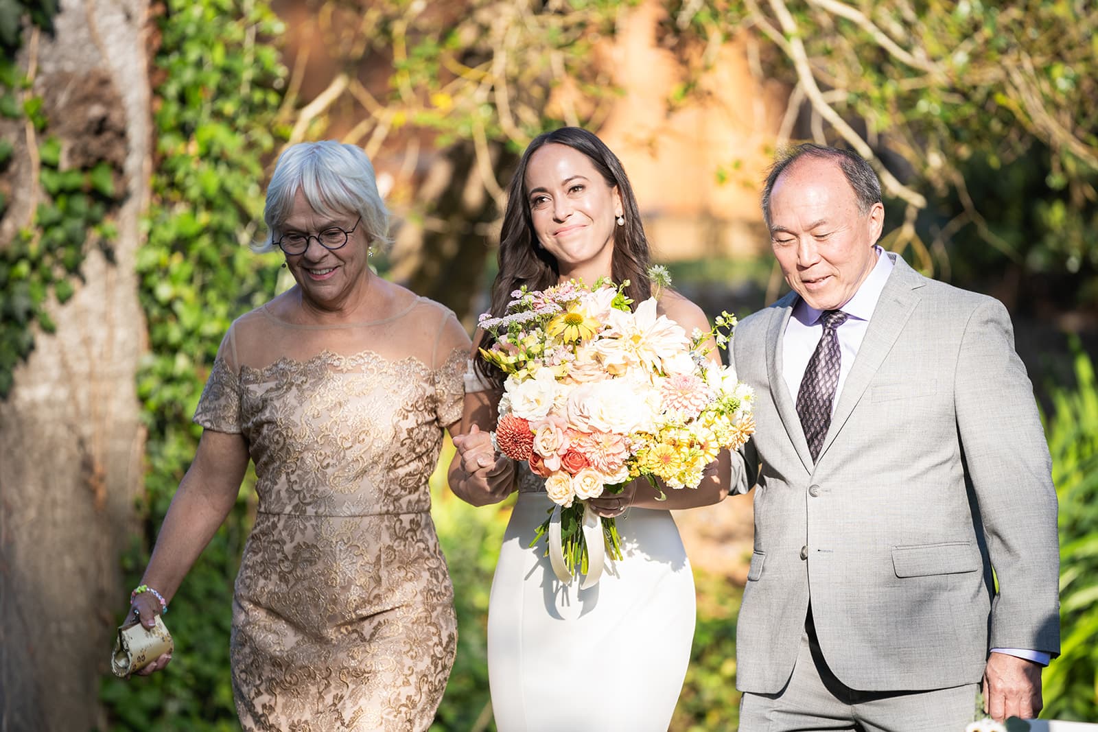 An intimate California wine country ceremony