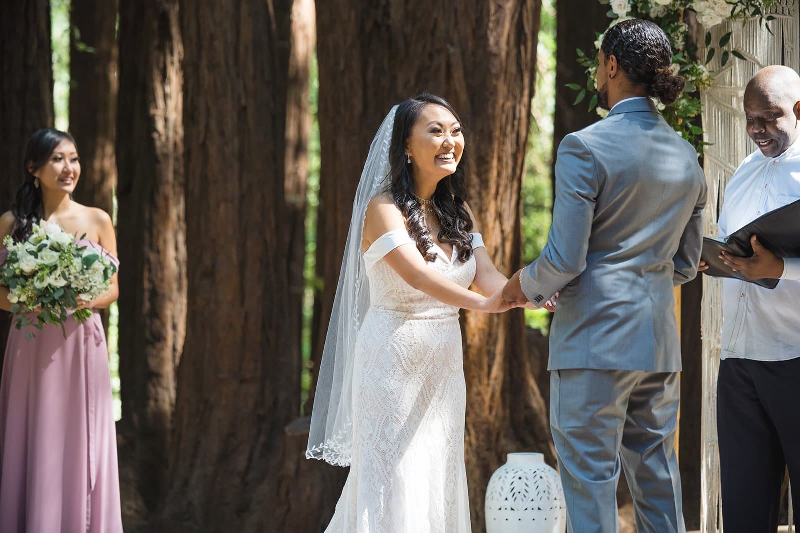 Janel & Josiah, a real California micro wedding