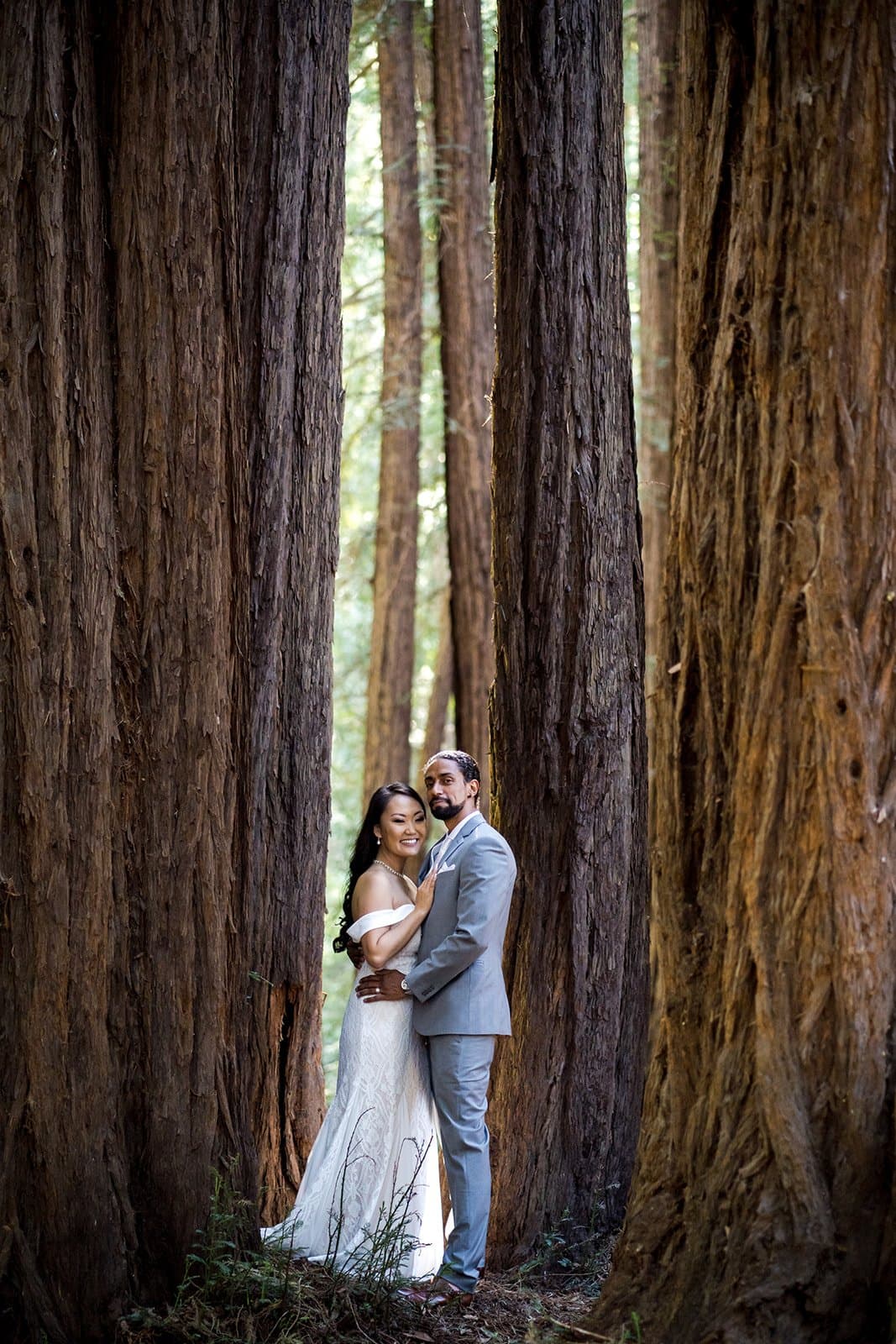 Janel & Josiah at their Marin micro wedding by Our Little Wedding