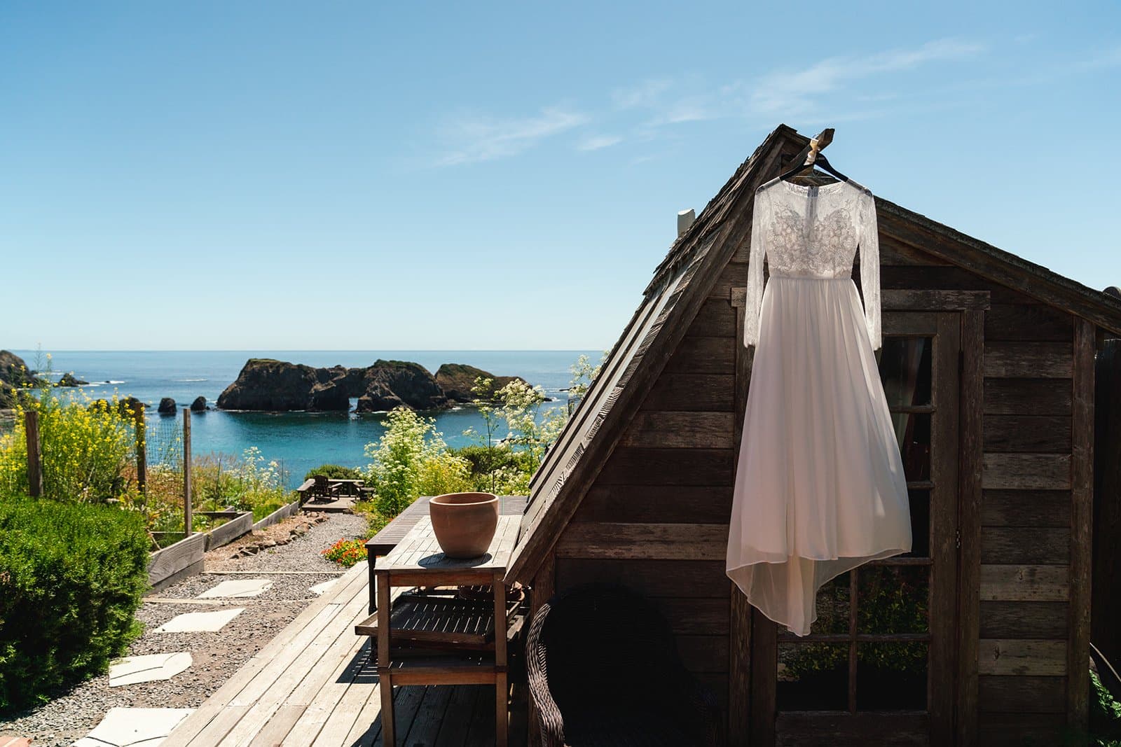 Mendocino micro wedding photo 1