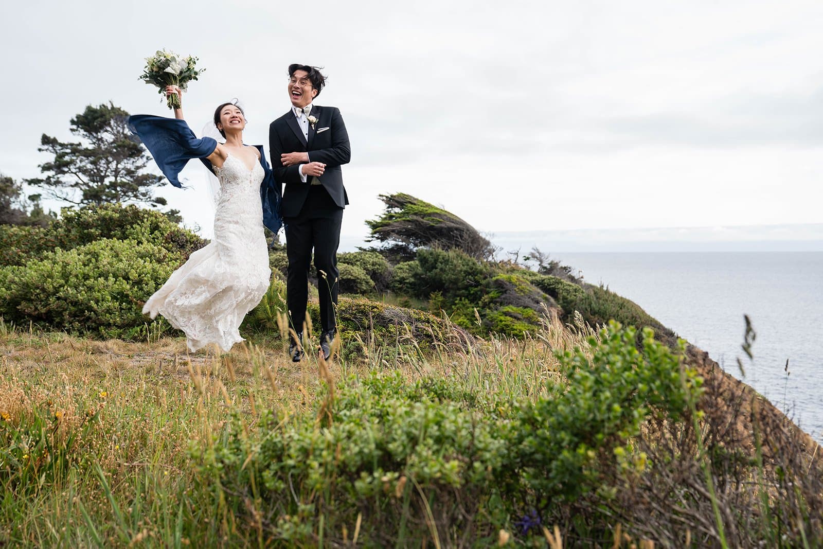 Min & Corbin, a real California micro wedding