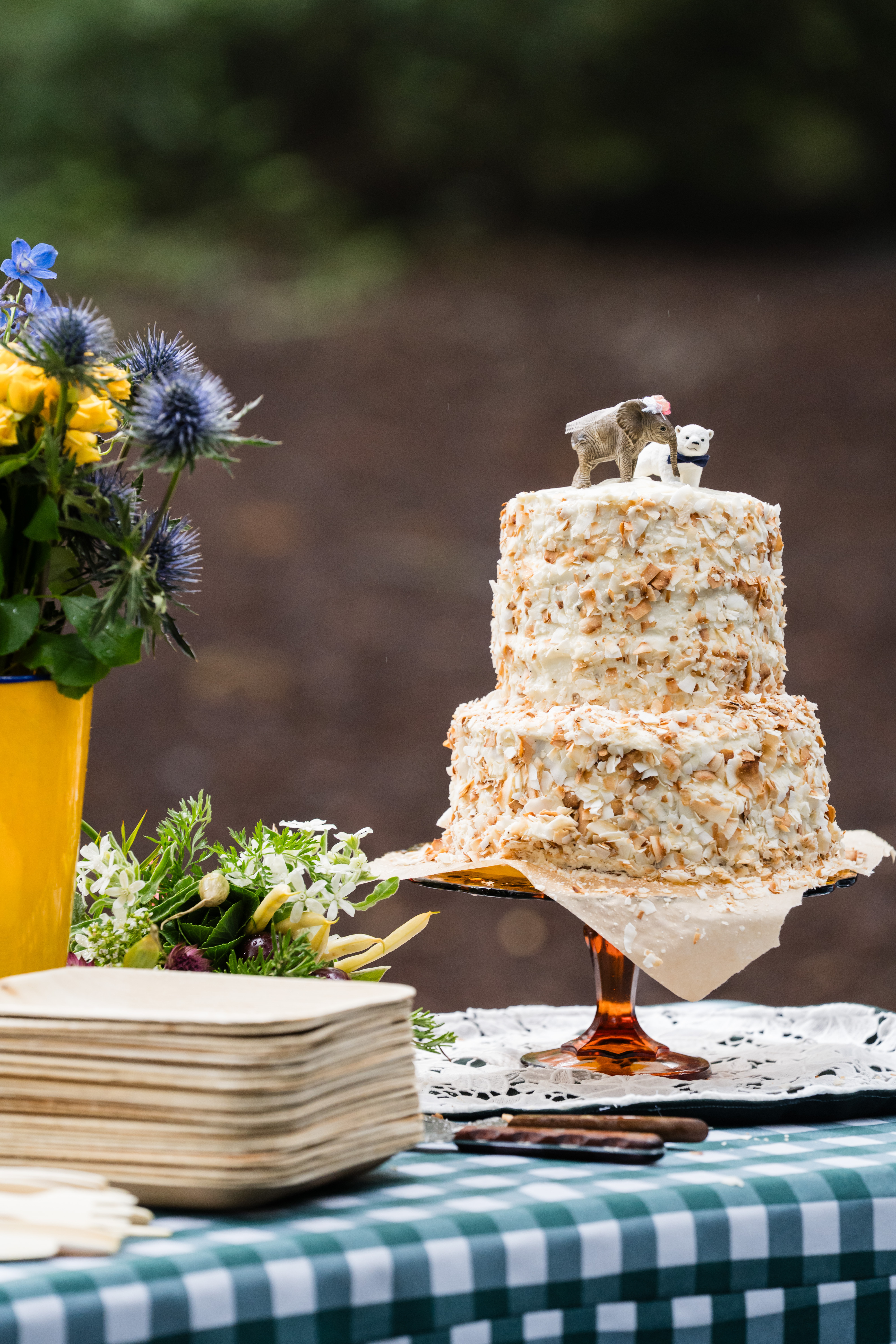 Couple at a romantic California micro wedding ceremony — elegant outdoor venue
