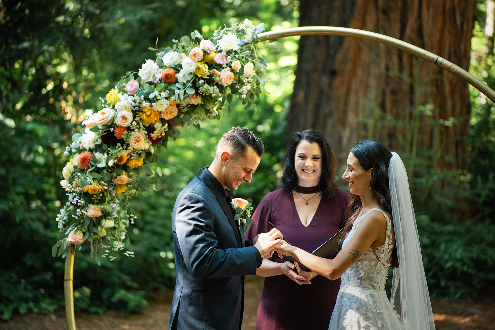 Santa Cruz micro wedding moment
